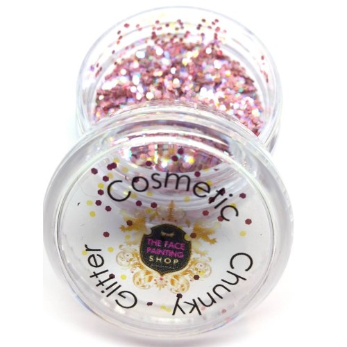 Chunky Glitter Baby Pink Iridescent Mix (Baby Pink Iridescent Mix)
